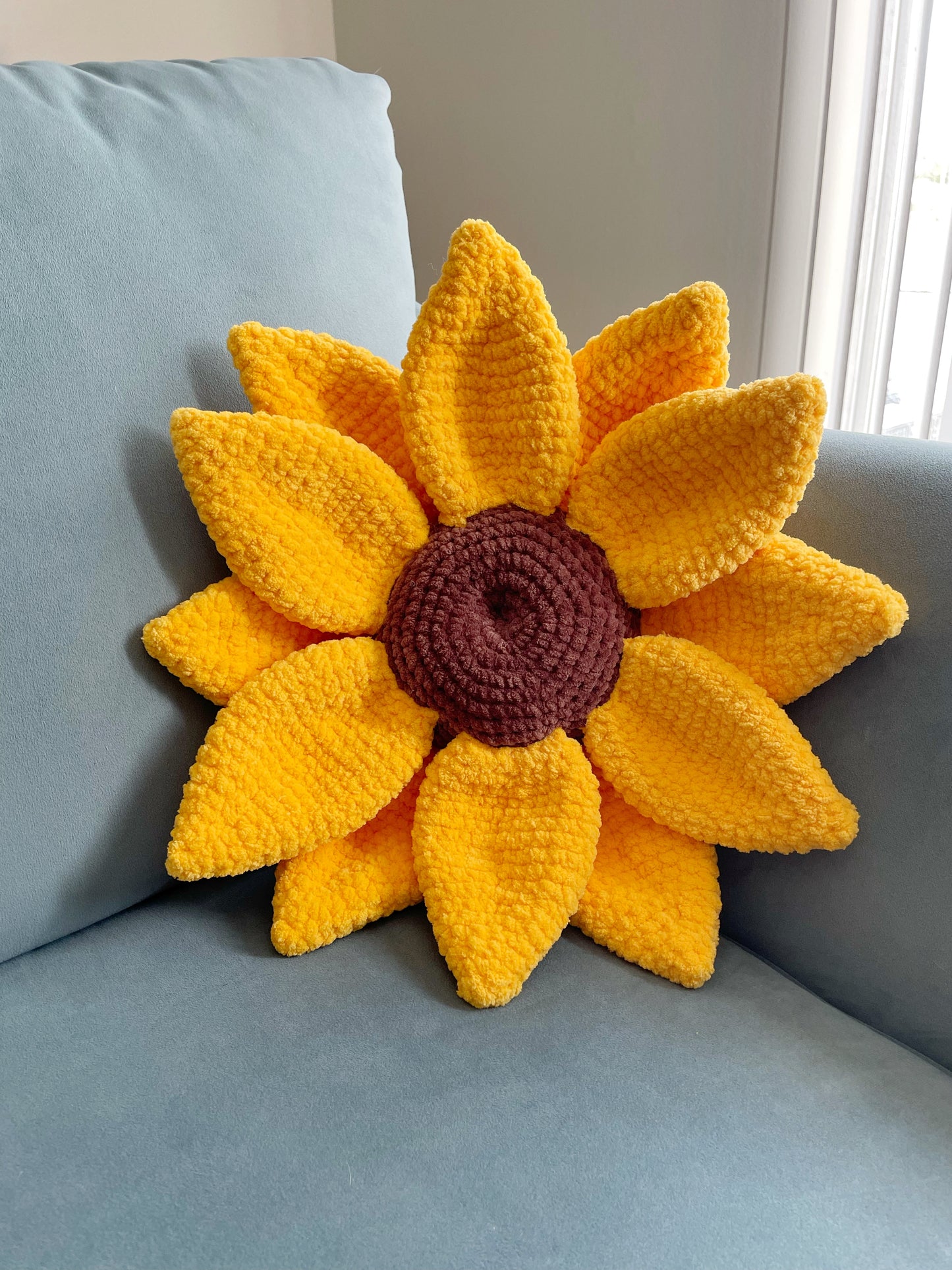 Mini Summer Sunflower Pillow PATTERN