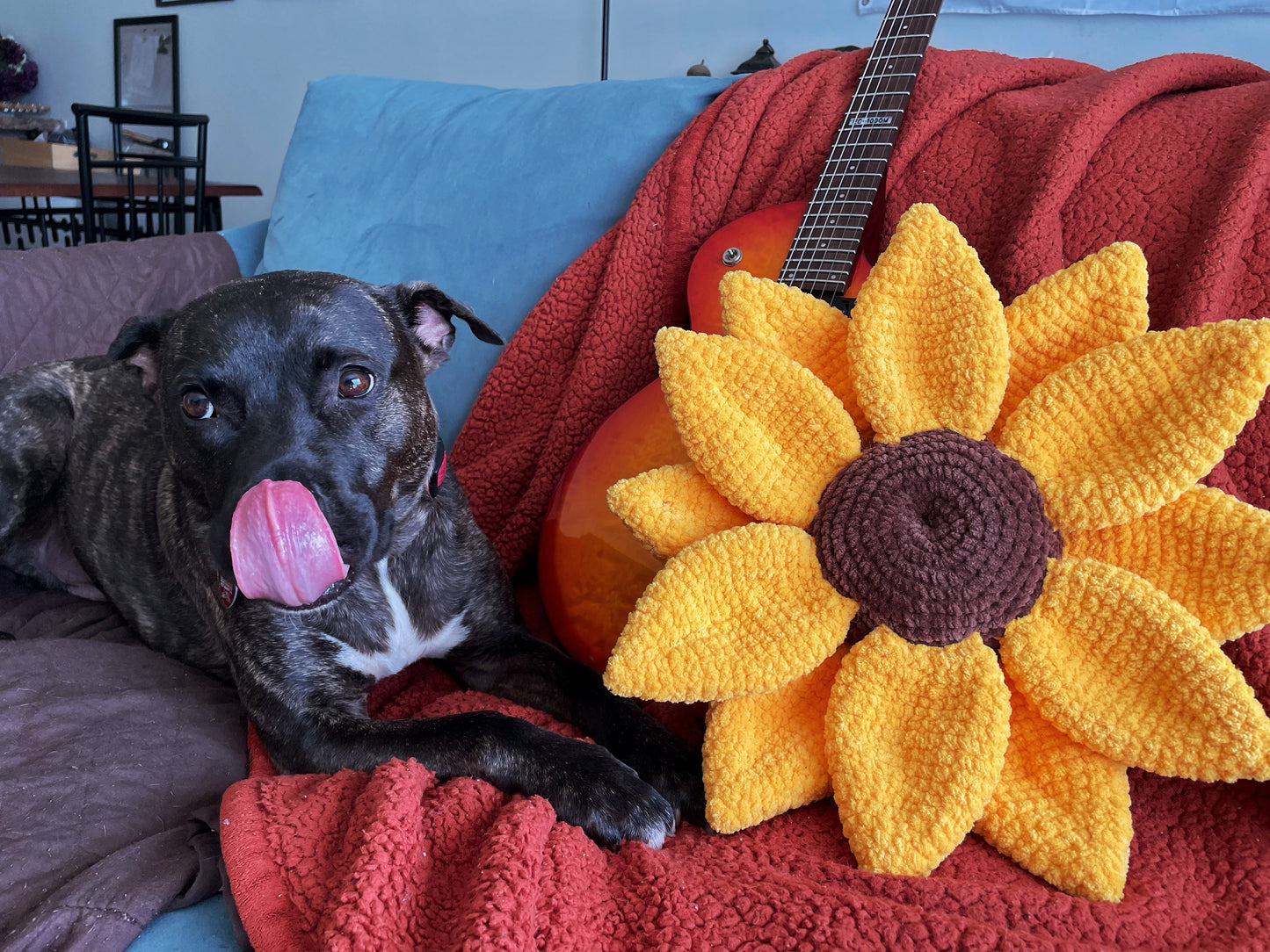 Mini Summer Sunflower Pillow